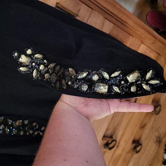 Lane Bryant Black Shrug with Gem Detailing - Picture 3 of 6